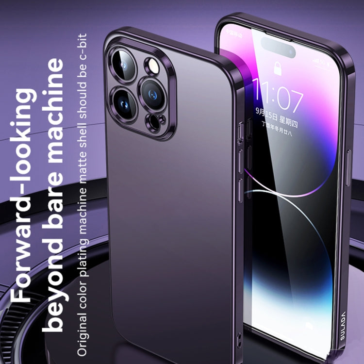 SULADA Electroplating Frosted All-inclusive TPU Phone Case, For iPhone 14, For iPhone 14 Plus, For iPhone 14 Pro