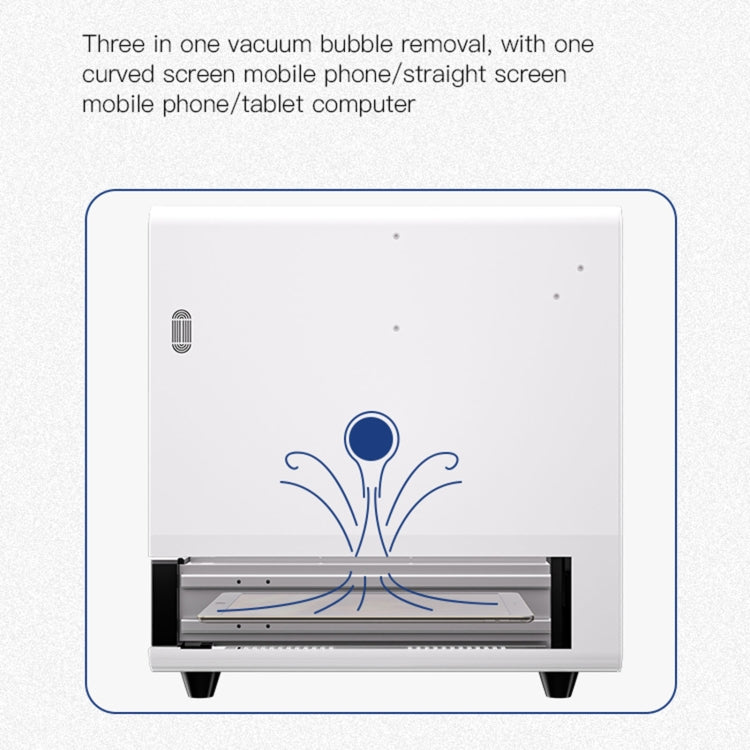 TBK 208C 15-inch Curved Screen Laminating and Defoaming Machine, Plug:US Plug, US Plug, EU Plug, UK Plug, AU Plug