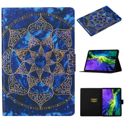Coloured Drawing Pattern Horizontal Flip Leather Case with Holder & Card Slot & Sleep / Wake-up Function, For iPad Pro 11 (2020), For iPad mini 5 / 4 / 3 / 2 / 1, For iPad 10.2, For iPad Pro 10.5