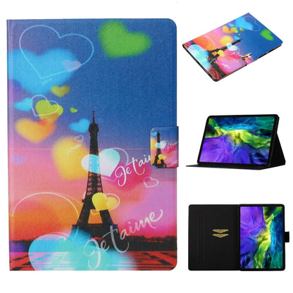 Coloured Drawing Pattern Horizontal Flip Leather Case with Holder & Card Slot & Sleep / Wake-up Function, For iPad Pro 11 (2020), For iPad mini 5 / 4 / 3 / 2 / 1, For iPad 10.2, For iPad Pro 10.5