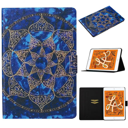 Coloured Drawing Pattern Horizontal Flip Leather Case with Holder & Card Slot & Sleep / Wake-up Function, For iPad Pro 11 (2020), For iPad mini 5 / 4 / 3 / 2 / 1, For iPad 10.2, For iPad Pro 10.5