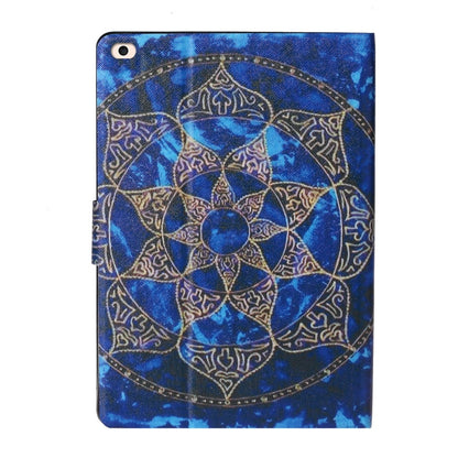 Coloured Drawing Pattern Horizontal Flip Leather Case with Holder & Card Slot & Sleep / Wake-up Function, For iPad Air / Air 2, For iPad 9.7 (2018) & (2017)