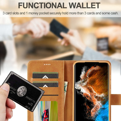 LC.IMEEKE Calf Texture Horizontal Flip Leather Phone Case, For Samsung Galaxy S23 5G, For Samsung Galaxy S23+ 5G, For Samsung Galaxy S23 Ultra 5G