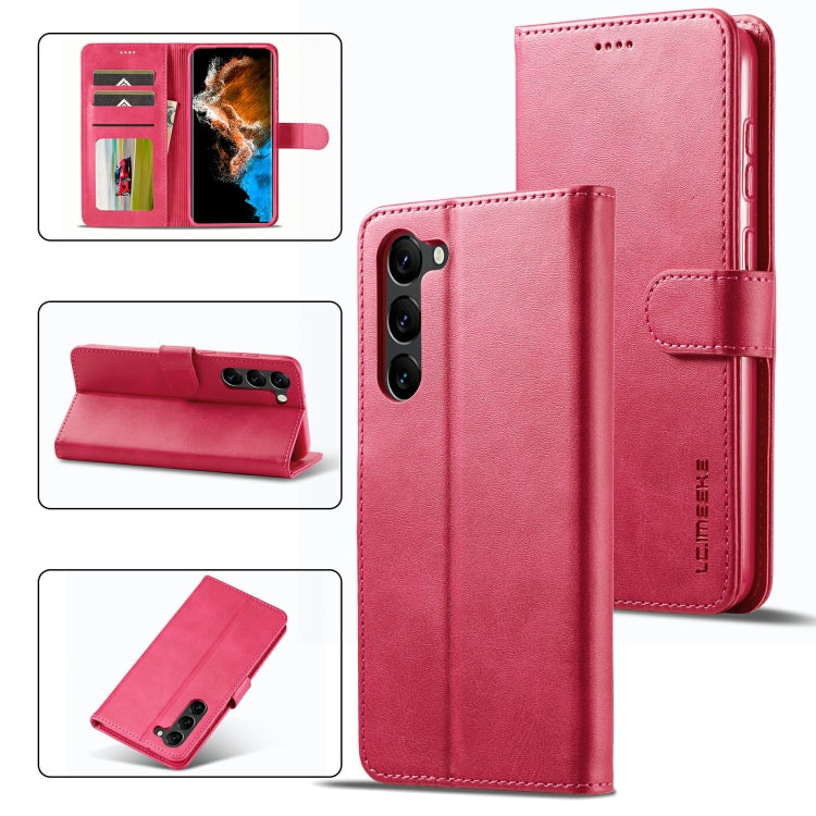 LC.IMEEKE Calf Texture Horizontal Flip Leather Phone Case, For Samsung Galaxy S23 5G, For Samsung Galaxy S23+ 5G, For Samsung Galaxy S23 Ultra 5G