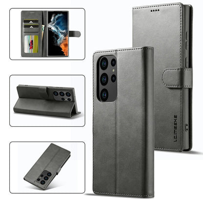 LC.IMEEKE Calf Texture Horizontal Flip Leather Phone Case, For Samsung Galaxy S23 5G, For Samsung Galaxy S23+ 5G, For Samsung Galaxy S23 Ultra 5G