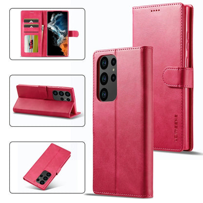 LC.IMEEKE Calf Texture Horizontal Flip Leather Phone Case, For Samsung Galaxy S23 5G, For Samsung Galaxy S23+ 5G, For Samsung Galaxy S23 Ultra 5G