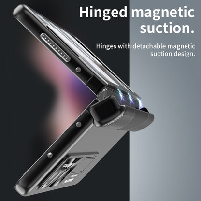 Electroplating Corrugated Hinge Folding Phone Case, For Samsung Galaxy Z Fold3 5G, For Samsung Galaxy Z Fold4