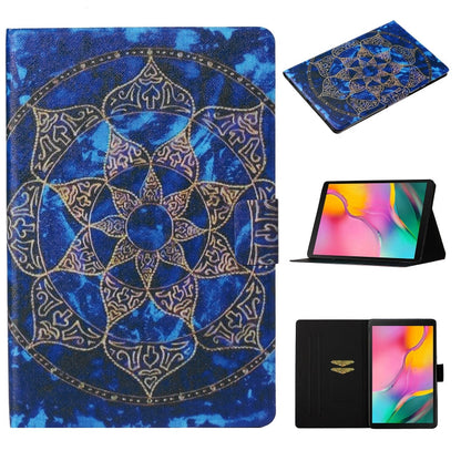 Coloured Drawing Pattern Horizontal Flip Leather Case with Holder & Card Slot & Sleep / Wake-up Function, For Galaxy Tab A 10.1 (2019) T515 / T510, For Huawei MediaPad T5, For Huawei MediaPad T3 10