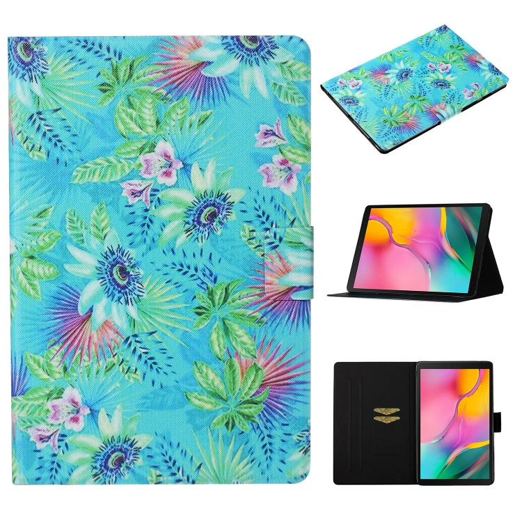 Coloured Drawing Pattern Horizontal Flip Leather Case with Holder & Card Slot & Sleep / Wake-up Function, For Galaxy Tab A 10.1 (2019) T515 / T510, For Huawei MediaPad T5, For Huawei MediaPad T3 10