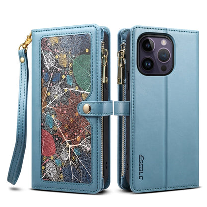 ESEBLE Star Series Lanyard Zipper Wallet RFID Leather Case, For iPhone 14 Pro Max, For iPhone 14 Pro, For iPhone 14, For iPhone 14 Plus, For iPhone 13 Pro Max, For iPhone 13 Pro, For iPhone 13, For iPhone 12 Pro Max
