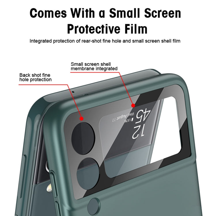 GKK MagSafe Ultrathin Integrated Shockproof Phone Case with Ring Holder, For Samsung Galaxy Z Flip4
