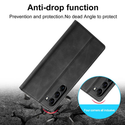 LC.IMEEKE Strong Magnetism Ultra-thin Matte Leather Phone Case, For Samsung Galaxy S23 5G, For Samsung Galaxy S23+ 5G