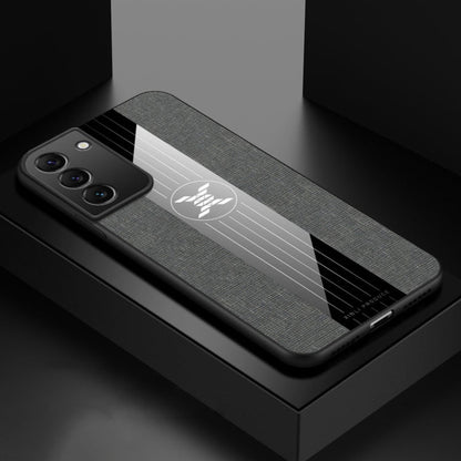 XINLI Stitching Cloth Textue Shockproof TPU Phone Case, For Samsung Galaxy S22+ 5G, For Samsung Galaxy S22 Ultra 5G