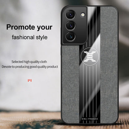 XINLI Stitching Cloth Textue Shockproof TPU Phone Case, For Samsung Galaxy S22+ 5G, For Samsung Galaxy S22 Ultra 5G