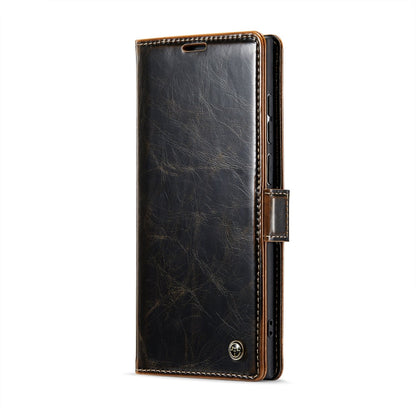 CaseMe 003 Crazy Horse Texture Leather Phone Case, For Samsung Galaxy S23 Ultra 5G