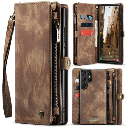 CaseMe 008 Detachable Multifunctional Leather Phone Case, For Samsung Galaxy S23 5G, For Samsung Galaxy S23+ 5G, For Samsung Galaxy S23 Ultra 5G