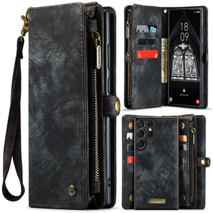 CaseMe 008 Detachable Multifunctional Leather Phone Case, For Samsung Galaxy S23 5G, For Samsung Galaxy S23+ 5G, For Samsung Galaxy S23 Ultra 5G