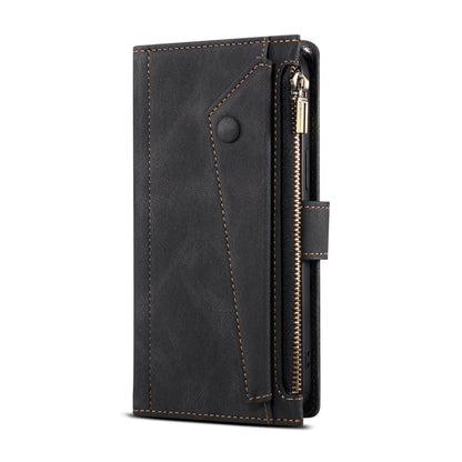 ESEBLE Retro Frosted Horizontal Flip Leather Phone Case, For Samsung Galaxy S23 Ultra 5G