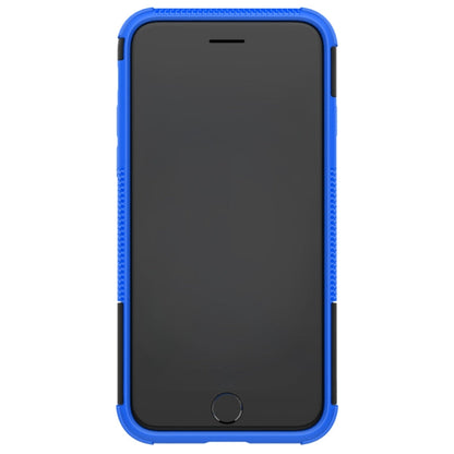 Tire Texture Shockproof TPU+PC Protective Case with Holder, For iPhone SE 2022 / SE 2020