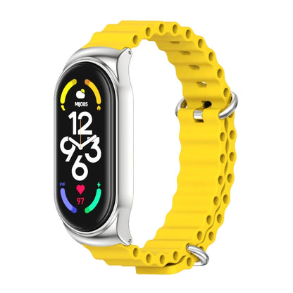 MIJOBS CS Marine Silicone Breathable Watch Band, For Xiaomi Mi Band 6 / 5, For Xiaomi Mi Band 7 / 7 NFC