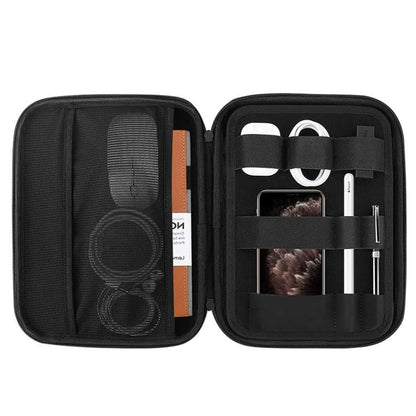 Multifunctional Double-Layer EVA Hard Case Storage Bag, For 9.7-11 inch Tablet