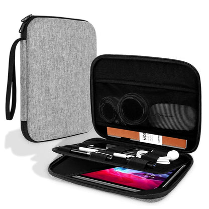 Multifunctional Double-Layer EVA Hard Case Storage Bag, For 9.7-11 inch Tablet