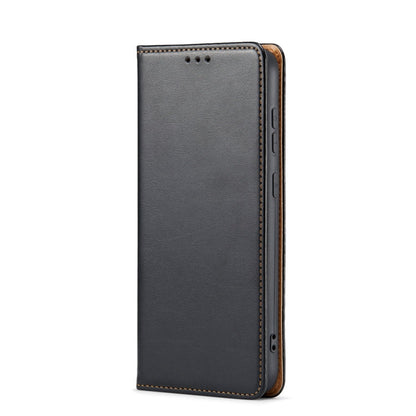Fierre Shann PU Genuine Leather Texture Leather Phone Case, For Samsung Galaxy S23 5G