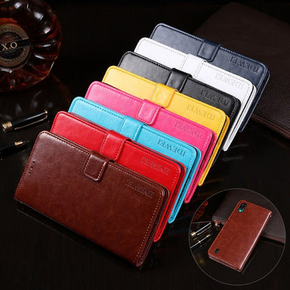 idewei Crazy Horse Texture Horizontal Flip Leather Case with Holder & Card Slots & Wallet, For Blackview A60, For Blackview A60 Pro, For Blackview A80 Pro