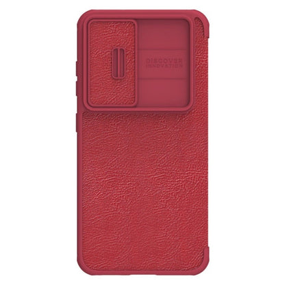 NILLKIN QIN Series Pro Sliding Camera Cover Design Leather Phone Case, For Samsung Galaxy S23+ 5G