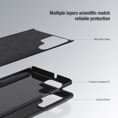 NILLKIN CamShield Liquid Silicone + PC Phone Case, For Samsung Galaxy S23 Ultra 5G