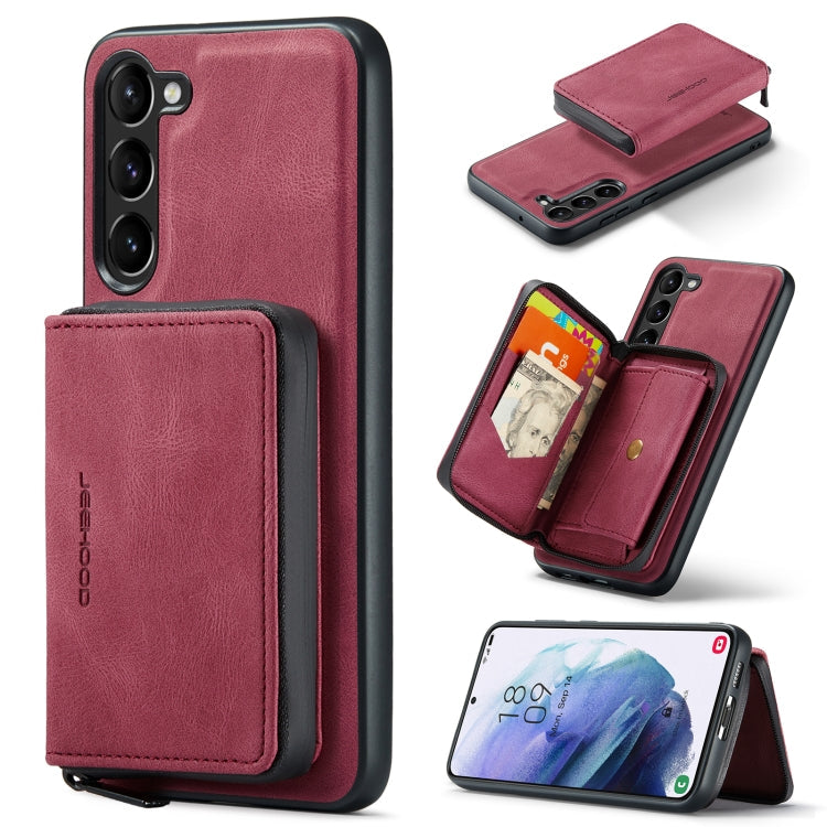 JEEHOOD Magnetic Zipper Horizontal Flip Leather Phone Case, For Samsung Galaxy S24+ 5G, For Samsung Galaxy S24 5G, For Samsung Galaxy S23 Ultra 5G, For Samsung Galaxy A53 5G