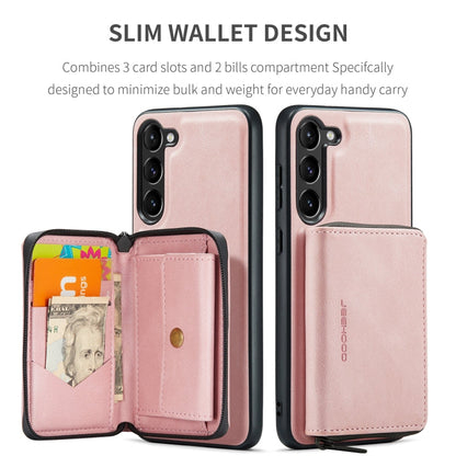 JEEHOOD Magnetic Zipper Horizontal Flip Leather Phone Case, For Samsung Galaxy S24+ 5G, For Samsung Galaxy S24 5G, For Samsung Galaxy S23 Ultra 5G, For Samsung Galaxy A53 5G