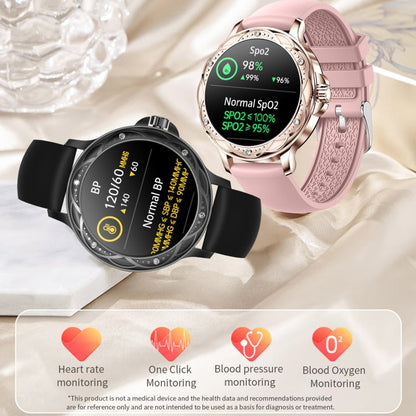 CF12 1.2 inch Waterproof Smart Steel Strap Wristband Support Heart Rate Monitoring / Blood Pressure Monitoring, CF12 Steel Strap (Black)