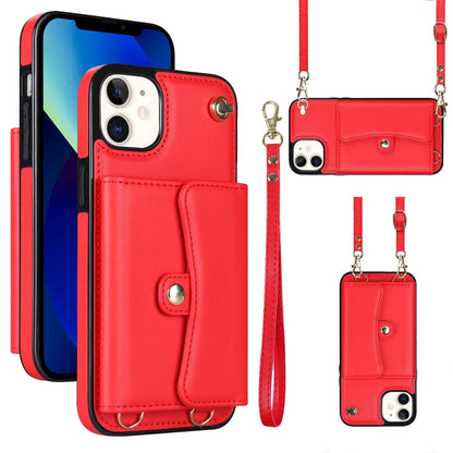 RFID Card Slot Phone Case with Long Lanyard, For iPhone 13 Pro Max, For iPhone 12, For iPhone 12 Pro, For iPhone 12 Pro Max