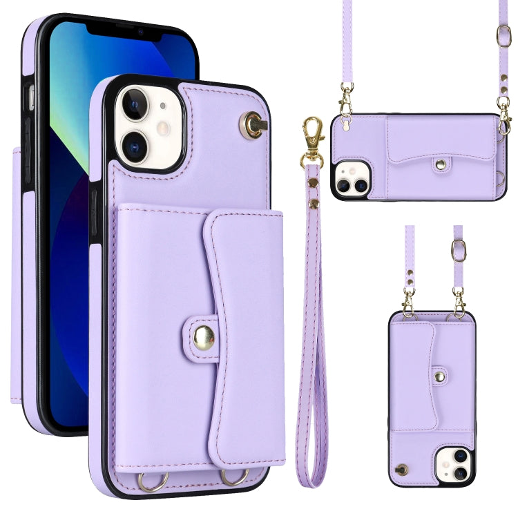 RFID Card Slot Phone Case with Long Lanyard, For iPhone 13 Pro Max, For iPhone 12, For iPhone 12 Pro, For iPhone 12 Pro Max