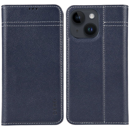 GEBEI Top-grain Horizontal Flip Leather Phone Case, For iPhone 14 Pro Max, For iPhone 14 Pro, For iPhone 14, For iPhone 14 Plus, For iPhone 13 Pro Max, For iPhone 13 Pro