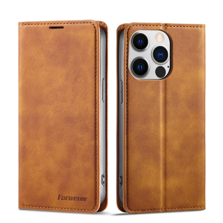 Forwenw Dream Series Oil Edge Strong Magnetism Leather Phone Case, For Samsung Galaxy S23 Ultra 5G, For Samsung Galaxy A14 5G, For Samsung Galaxy A54 5G, For iPhone 14, For iPhone 14 Plus, For iPhone 14 Pro