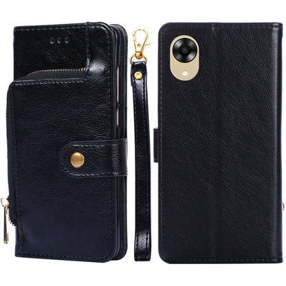Zipper Bag Leather Phone Case, For Motorola Moto E13 4G, For OPPO A17k, For OPPO Reno8 T 4G, For Xiaomi Poco X5 Pro / Redmi Note 12 Pro Speed, For Honor X9a 5G