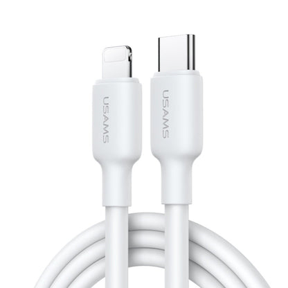 USAMS US-SJ610 U84 PD20W USB-C / Type-C to 8 Pin Charging Data Cable, PD20W 8 Pin 1m