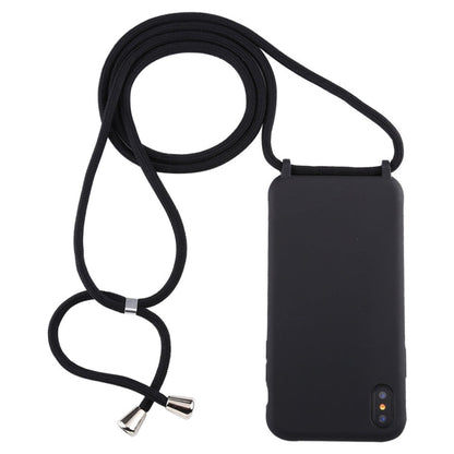Candy Color TPU Protective Case with Lanyard, For iPhone XS / X, For iPhone XS Max, For iPhone XR