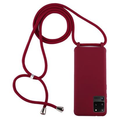 Candy Color TPU Protective Case with Lanyard, For Galaxy S20, For Galaxy S20+, For Galaxy S20 Ultra