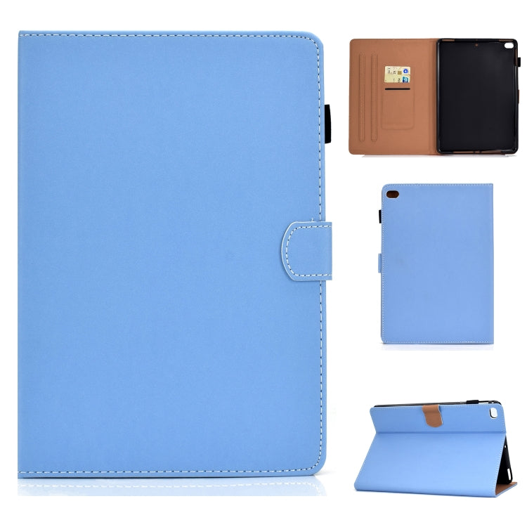Solid Color Tablet PC Universal Magnetic Horizontal Flip Leather Case with Card Slots & Holder, For Galaxy Tab A 10.1(2019) T510, For Galaxy Tab S5e T720