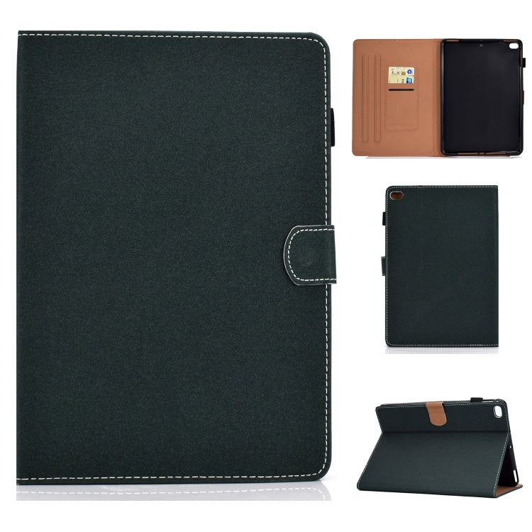 Solid Color Tablet PC Universal Magnetic Horizontal Flip Leather Case with Card Slots & Holder, For Galaxy Tab A 10.1(2019) T510, For Galaxy Tab S5e T720