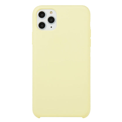 For iPhone 11 Solid Color Solid Silicone  Shockproof Case (Hibiscus Pink), For iPhone 11 Pro Max