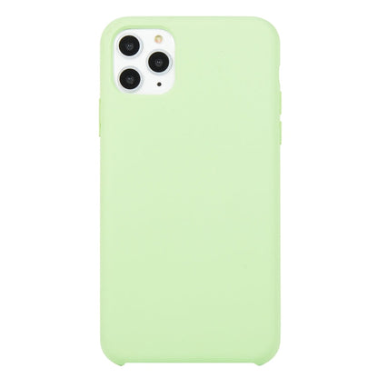 For iPhone 11 Solid Color Solid Silicone  Shockproof Case (Hibiscus Pink), For iPhone 11 Pro Max