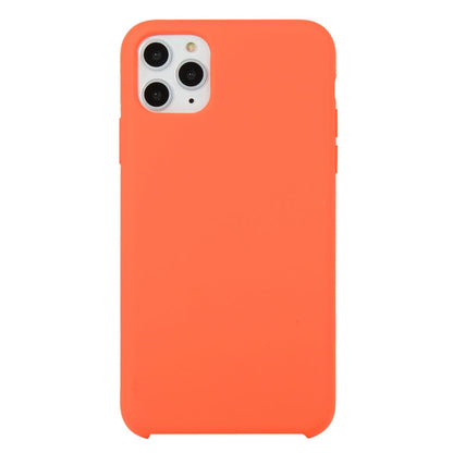 For iPhone 11 Solid Color Solid Silicone  Shockproof Case (Hibiscus Pink), For iPhone 11 Pro Max