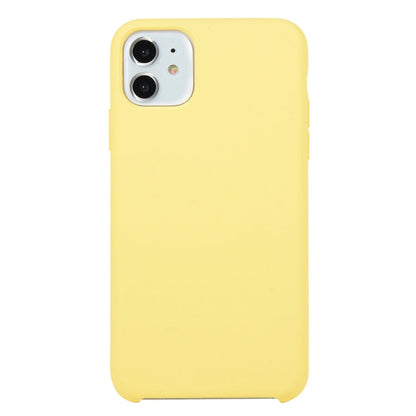 For iPhone 11 Solid Color Solid Silicone  Shockproof Case (Hibiscus Pink), For iPhone 11 Pro Max
