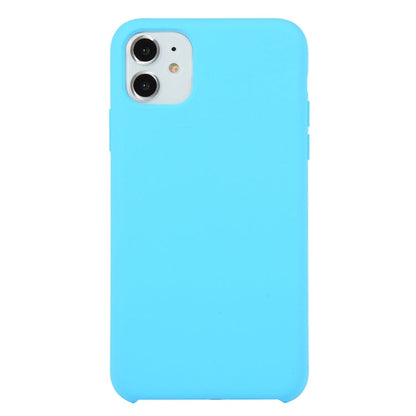 For iPhone 11 Solid Color Solid Silicone  Shockproof Case (Hibiscus Pink), For iPhone 11 Pro Max