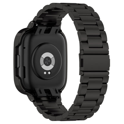 2 in 1 Three-bead Metal Watch Band with Watch Frame, For Xiaomi Redmi Watch 3 / Mi Watch Lite 3