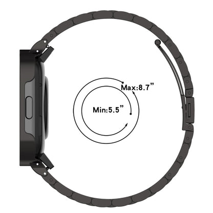 2 in 1 Three-bead Metal Watch Band with Watch Frame, For Xiaomi Redmi Watch 3 / Mi Watch Lite 3